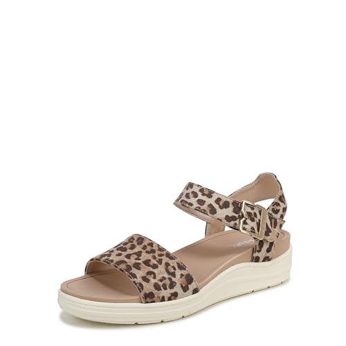 Dr. Scholl's Women's Time Off Sky Sandal Leopard Animal Print 6.5 M at Amazon