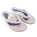 Cheeks Health Sandals, by Tony Little – One Piece Foot Technology; Made from Low Impact EVA Plastic, Waterproof, Lightweight with Arch Support, Molded Footbed,Gel Insoles – Health Sandals Solid – White – Size 11thumb 2