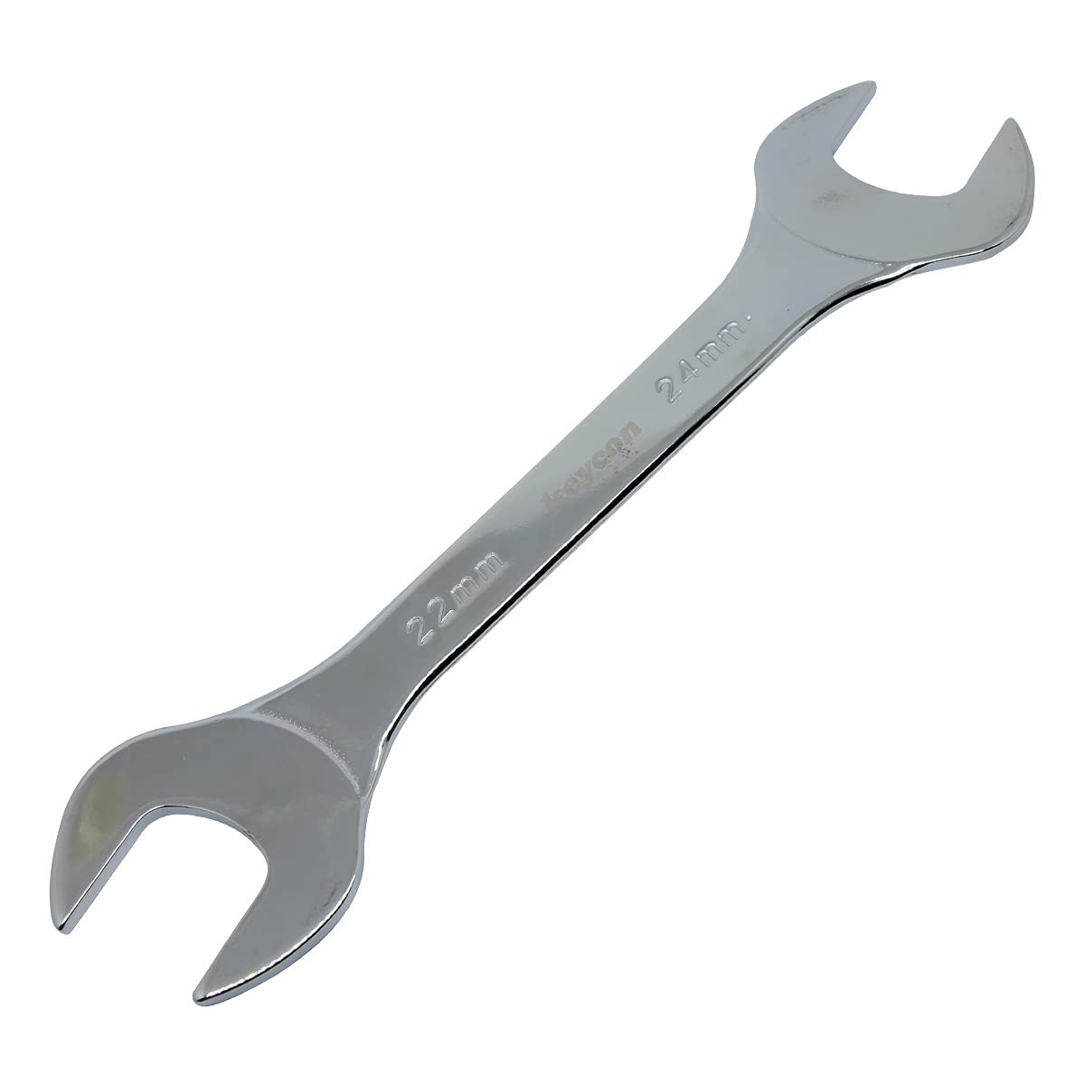 ExcInter Open Ended Spanner, 22mm & 24mm Double End Silver Wrench 3mm Ultra Thin Repairing Tool for Use Under Narrow Space Conditions(1 PCS) — image 1