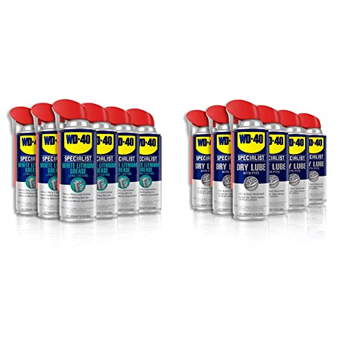 WD40 Specialist White Lithium Grease Spray with Smart Straw Sprays 2