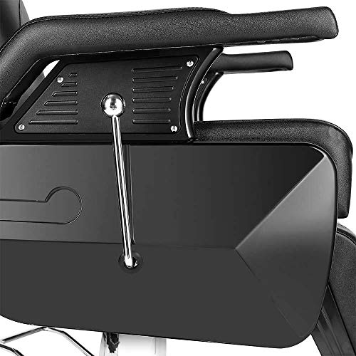 Barber Chair Reclining-Swivel Hydraulic Salon Chairs for Hair Stylist All Purpose Beauty Barber Salon Chair (Recliner Barber Chair) - Thumbnail 7