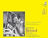 Strathmore 342-119 300 Series Bristol Vellum Pad, 19"x24", Tape Bound 20 Sheets