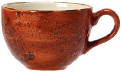 Steelite V153 Craft Low Empire Cups, 85 mL, Terracotta (Pack of 36)