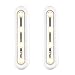 [Upgraded Generation]Ilyever Set of 2 Touch-Activated Stick-on Super Bright 4-Led Battery-0perated Touch Tap Light for Attic Basement Garage Cellar Path Stairs(Warm Light)