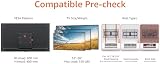 Amazon Basics Low-Profile TV Wall Mount, 81.2-218 cm, Black, Horizontal Post view 2