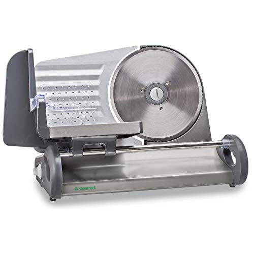 Shamrock Stainless Steel Food Slicer with Speed Control, X-Large