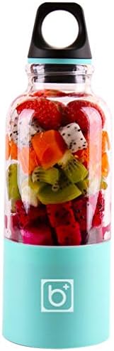 USB Juicer Cup，Mexidi Portable Rechargeable Electric Automatic Bingo Vegetables Fruit Juice Blender Mixer&Juicer for Fruits, Vegetables and Baby Foods (Blue)