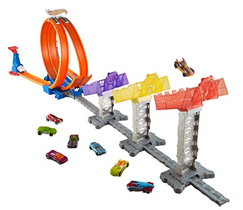 Hot Wheels Super Score Speedway Double Loop Track Set