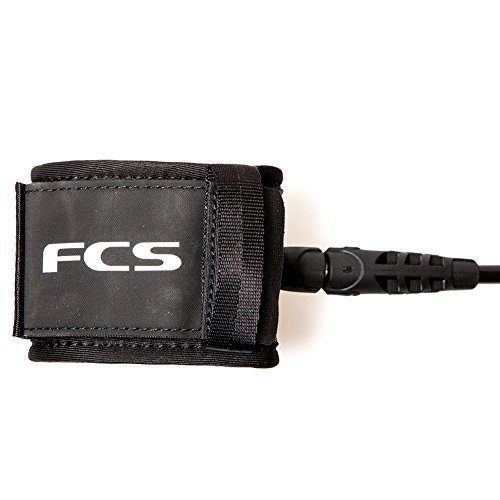 FCS Reg Calf Essential Surf Leash Coal 9' - Thumbnail 2