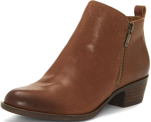 Lucky Brand womens Basel Ankle Boot, Toffee, 11 W US