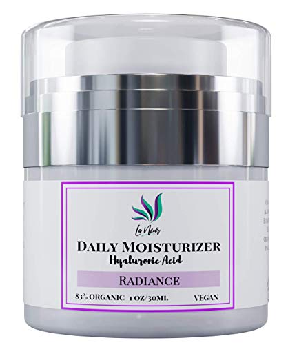 La Neur Natural Anti Aging Face Cream with Hyaluronic Acid, Vitamin E and Rosehip Oil. Day and Night Anti Wrinkle Moisturizer for All Skin Types with Organic Ingredients