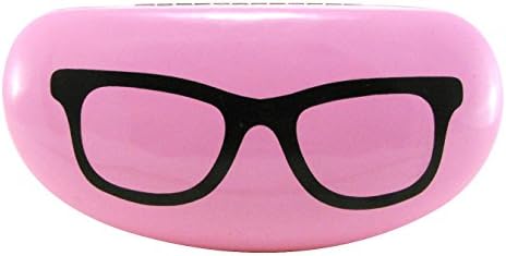Evolution Eyes Hard Clamshell Sunglass and Eyeglass Frame Print Case, Fits All Frames, Pink Wayfarer