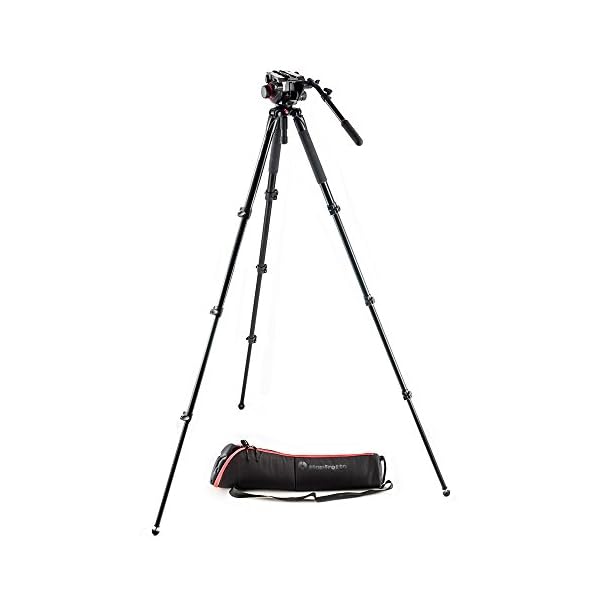 Manfrotto MVK504AQ Videokopf Stativ mit Tasche