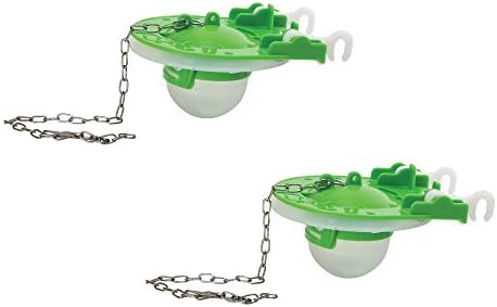 (2-Pack) Elba Adjustable Toilet Flapper - 3-Inch - Fits Great Majority of Models, Adjusts to the Correct Water Level (Economy Choice - 2 Units)