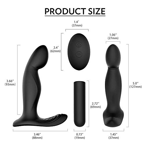 Massaggiatore-Elettrico-Wireless-Portatile-9-Modalita-di-Massaggio-Ricaricabile-USB-e-Impermeabile-al-100-Wireless-e-PortatileVibratore-Butt-PluG-anale-Vibrante-Prtte-Mggtre