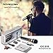 Wireless Microphone System, Alvoxcon UHF Dynamic Handheld mic for iPhone, Computer, Karaoke, Conference, DJ, Vocal Recording, Singing, Church, Wedding,On Stage,Live Events(1/4 inch plug mini receiver)