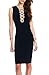 Romastory Women's Summer Sleeveless Bodycon Stretch Evening Club Bandage Dresses (L, Black)