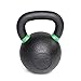 CAP Barbell SDK5-053 Cast Iron Competition Kettlebell Weight, 53 Pound, Black/Green