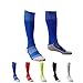 5 Pair Childrens/Kids Boys Long Athletic Football / Soccer SocksSport Tube SocksOver the Knee High Cotton Socks, One Size, Multi Colors