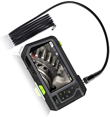 Endoskopkamera Inspektionskamera 7,6mm Industrial Endoskop-Boreskop mit 5-Zoll-HD 1080P-Display-Bildschirm 32 GB Karte 4…