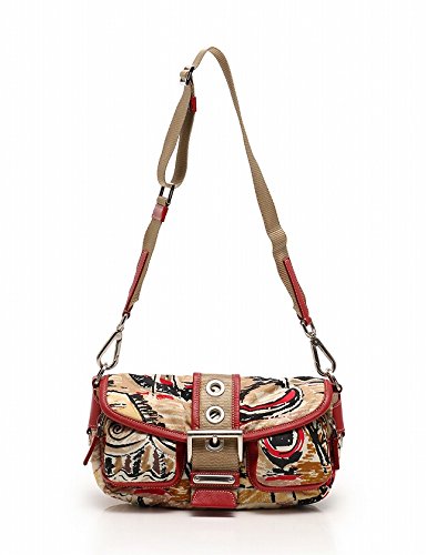 レザー バッグ ショルダー ブラック ナイロン プラダ 【中古】 PRADA