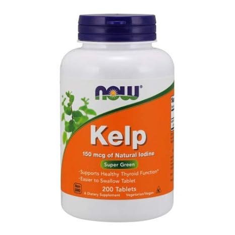 Now Foods | Kelp | 150 mcg Jod | 200 vegane Tabletten | glutenfrei