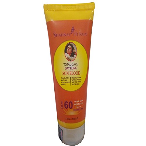 Shahnaz Husain Nano Sun Block Sun Protective Cream Spf 60, 100G
