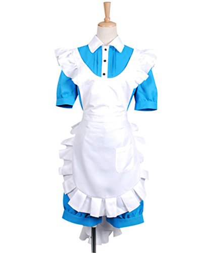 FancyStyle Black Butler Cosplay Ciel Costume Maid Dress Blue