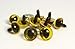 Sassy Bears 7.5mm Translucent Yellow Cat Reptile Safety Eyes for Bear, Doll, Puppet, Plush Animal and Craft - 10 Pairs