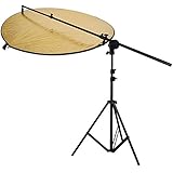 Neewer Photo Studio Bracket Grip Holder 24"-47"/60-120cm Swivel Head Reflector Arm Support + 6Ft/75" Photography Light Stand