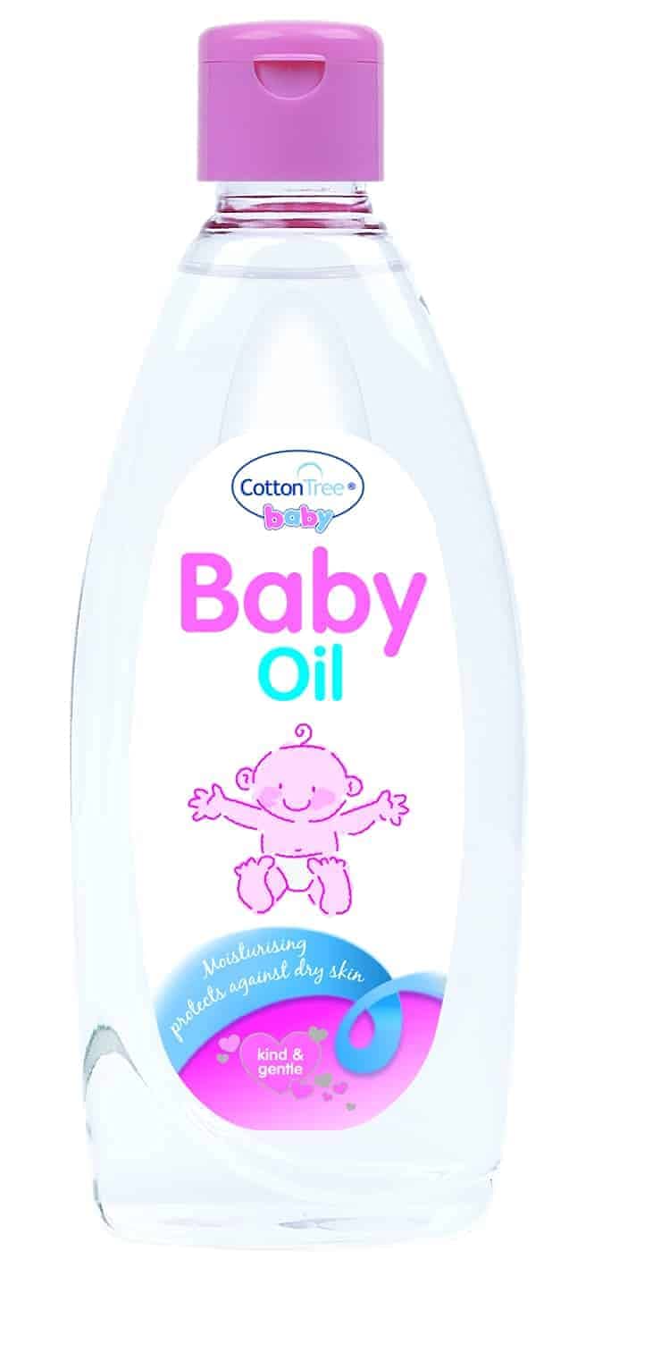 Cotton Tree Baby Oil Moisturising Baby Oil Dry Skin Oil Nourishing Oil 355ml New