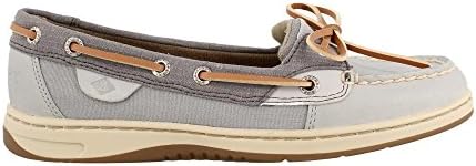 Sperry Women's, Angelfish Boat Shoes Grey MESH 7 M