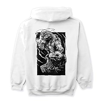 gildan white hoodie