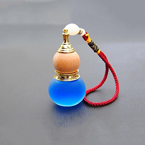 image for daffodilblob Glass Gourd Shaped Car Home Hanging Perfume Air Freshener