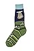 Foot Traffic, Men's Fantasy Socks, Alien Abduction (Shoe Sizes 7-12)