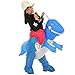 Inflatable Rider Costume Riding Me T-Rex Fancy Dress Funny Dinosaur Dragon Funny Suit Mount Adult