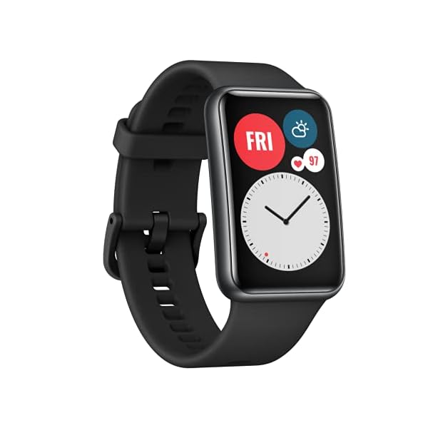 HUAWEI-WATCH-FIT-Smartwatch-164-Vivid-AMOLED-Display-10-Days-Battery-Life-Built-in-GPS-5ATM-Oxygen-Saturation-Detection-Heart-Rate-Monitoring-Sleep-Monitoring-Graphite-Black HUAWEI WATCH FIT Smartwatch, 1.64” Vivid AMOLED Display, 10 Days Battery Life, Built-in GPS, 5ATM, Oxygen Saturation…