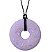 Munchables Donut Chewy Necklace - Sensory Chew Necklace for Strong Chewers (Purple)