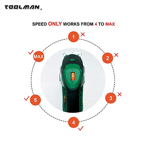 Lion Tools DB6205 Toolman 6.5A Variable Speed Jig Saw works with DeWalt Makita Ryobi Accessories