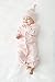 Babysoy Long Sleeve Organic Gown Sleep Sack Bundlers (0-3 Months, Harbor)