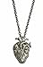 Gravity Silver Heart Vampire Necklace Anatomical Zombie Horror Bloody Gothic Halloween