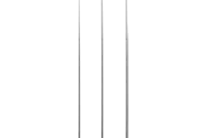 POPETPOP 3pcs Foosball Pole Replacement Foosball Table Pole Metal Machine Operation Table Soccer Bar Rod Desktop Machine Accessories Parts for Standard Table