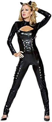FCCO Women's Fatal Feline Sexy Villian Catsuit