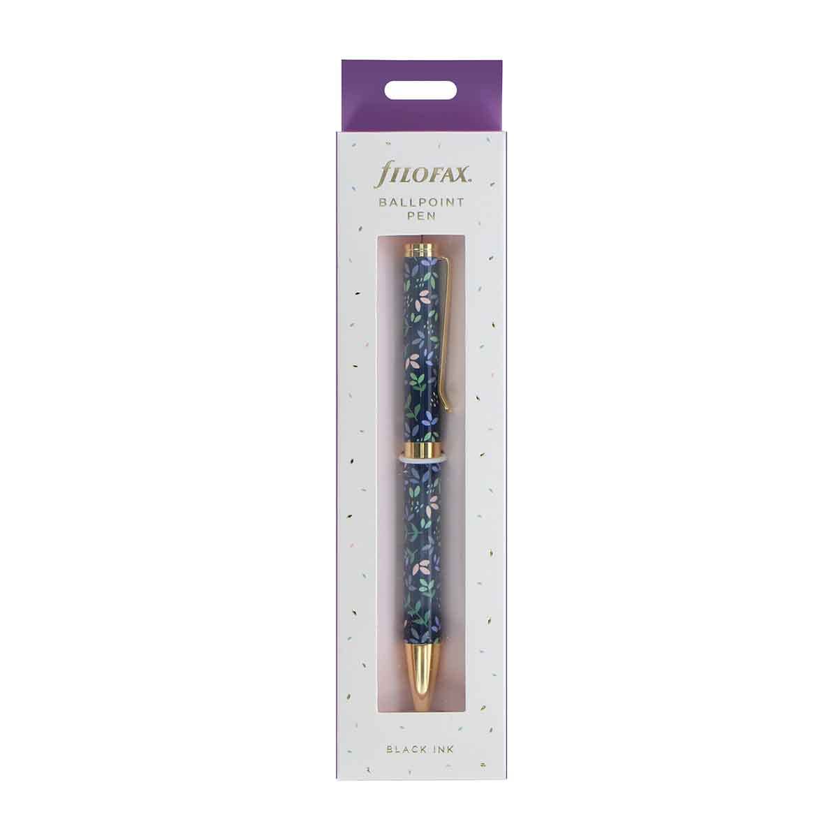 Filofax Garden Ballpoint Pen - Dusk,black