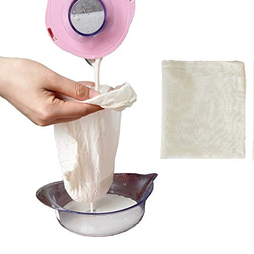 Cheesecloth Bags for Straining,Reusable Cold Brew Coffee Cheese Cloths