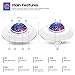 sendcool White Noise Machine, Baby Sound Machine – 20 Non-Looping Soothing Nature Sounds/Lullaby with Night Light,Timer & Memory Function-Sleep Music Machine for Kids Adults Nursery, Star & White