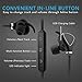 YUWISS Wireless Headphones Bluetooth Running Headphones Workout Headphones Cordless in Ear Earbuds with Mic Stereo Sweatproof Sport Earphones for Running Gym 8 Hours Battery Life (Black)