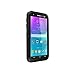 Love Mei Shockproof Water Resistant Dust/Dirt/Snow Proof Aluminum Metal Gorilla Glass Heavy Duty Protection Case Cover for Samsung Galaxy Note 4 IV N9100 Black