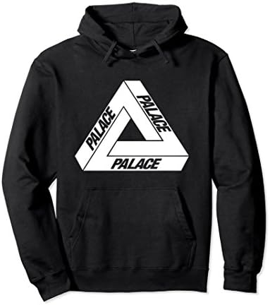 Unisex Palace Triangle Pullover Hoodie Small Black