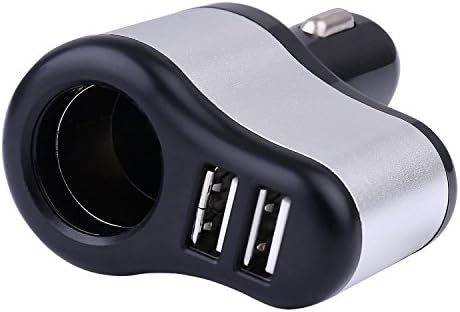 Smart Car Charger, Hzmirzk Car Power Adapter with 3.1A Dual USB ports and Socket Cigarette Splitter for iPhone/iPad/Samsung Smart phone/GPS Tracker/DVR/DVD devices